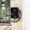 Punto de recarga V2C Trydan 7,4kW cable T2 10m pared con protecciones eléctricas apto para integración con instalación solar